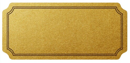 Gold ticket or award (1)