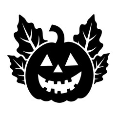 Halloween pumpkin silhouette Images