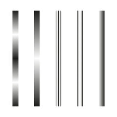 Vertical stripe illustration. Abstract line pattern. Monochrome background element. Vector optical art. EPS 10.