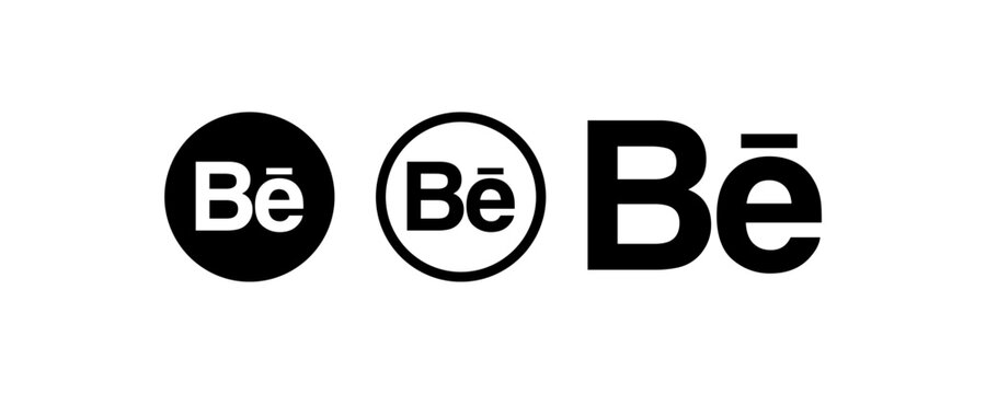 Behance Logo Icon Collection, Behance Collection logo vector on transparent background