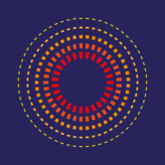 Grunge triangle icons. Abstract torn shape. Rough texture symbol. Vector distressed illustration. EPS 10.