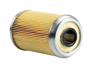 Replacing car filter automotive maintenance garage instructional video view isolated on transparent background, png