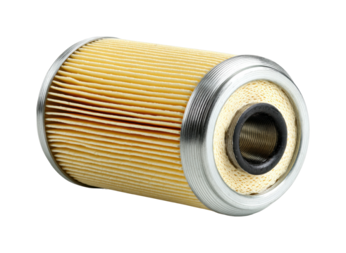 Replacing car filter automotive maintenance garage instructional video view isolated on transparent background, png