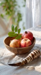 apples on the table