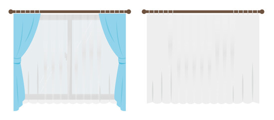 Curtain illustration