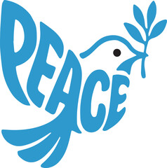 International Peace Day Typography and Icon Design