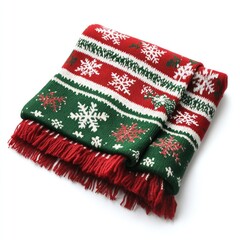 Christmas scarf christmas blanket soft.