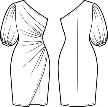 One Shoulder Dress