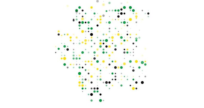 Motion Particles Fly into Ethereal Suriname Contour Formation