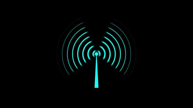Wi-fi wireless internet network net connection icon logo wi-fi . technology wireless signal icon .