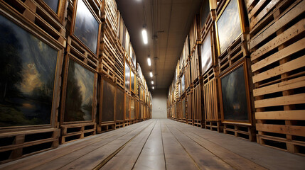 tunnel of  museum art