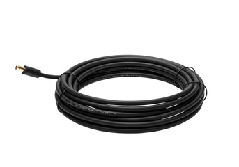 Coiled Black Cable:  HDMI, USB, or Audio? Identify Your Cable Now!