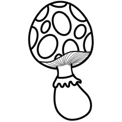 Minimalist Outline Drawing of a Autumn, Elegant Design, Cute hand drawn.
