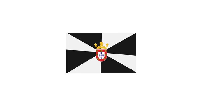 Animated Ceuta icon for country symbols Ideal for cultural designs travel themes regional branding flag promotions and geographic graphics.