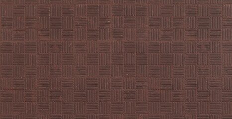 Textured Brown Square Grid Pattern