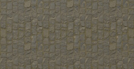 Rustic Cobblestone Pavement Texture &ndash; Seamless Stone Pattern