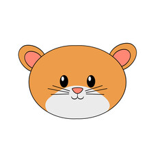 Cat cartoon face