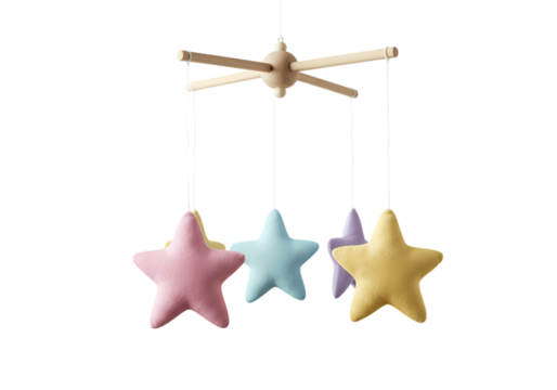 Pastel Star Baby Mobile: Nursery Decor & Room Inspiration