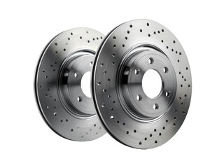 Precision engineered brake rotors, a testament to automotive performance and safety, presented on