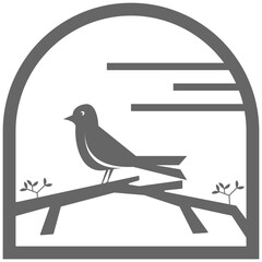 Bird Inside a Safe Home