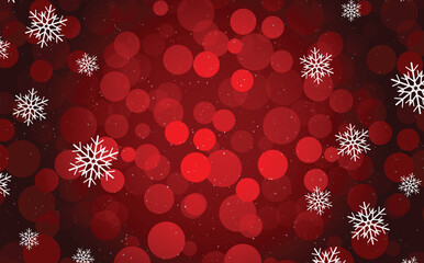 christmas background with snowflakes