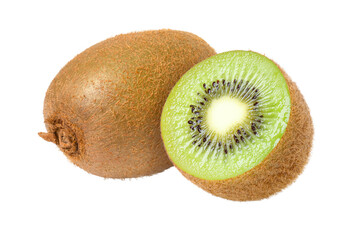 kiwi fruit on transparent png background