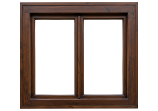 Elegant Double-Pane Wood Window Frame: Design Inspiration for Home Renovation