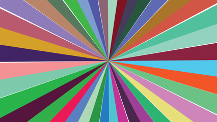 Abstract Radiating Color Burst Background with Vibrant Spectrum for Modern Design and Creative Projects