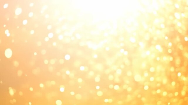 Shimmering gold gradient with bokeh