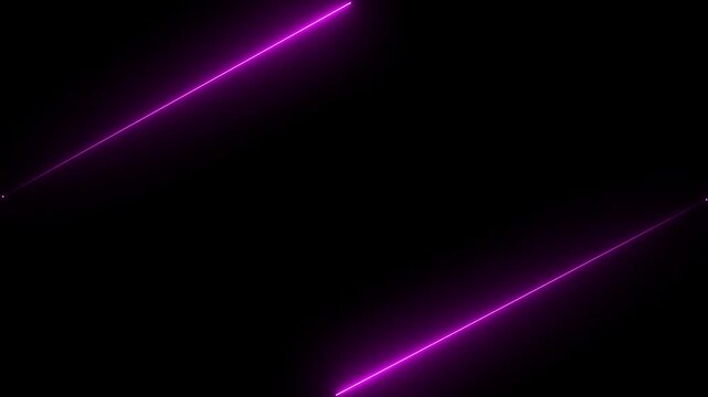 Abstract background with neon light lines footage , abstraction neon Lines moving up screen with 4k animated.. violet color neon line and  black background..