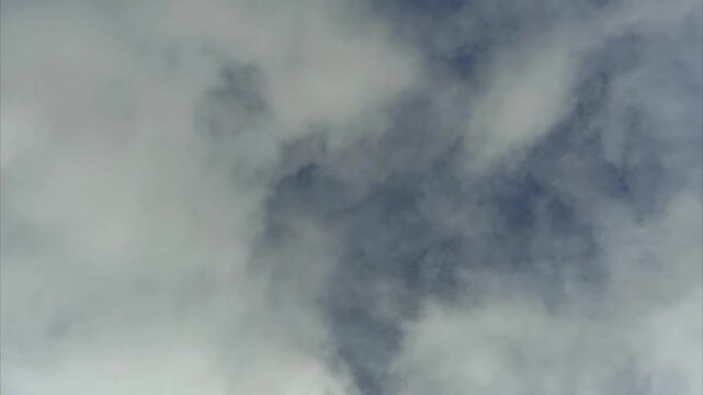 Gray black smoke dark horror 4k background in slow motion . white Gray Realistic fog animation, gray cloud effect, animated cloud mist overlay effect isolated. smoke clouds fog overlay.