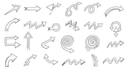 set icon vector arrow graphic - editable icon