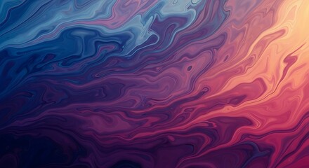 Fototapeta premium Abstract Colorful Flowing Liquid Design.