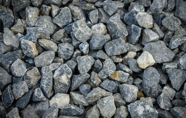 Fine Granite Gravel Texture Close-Up Background