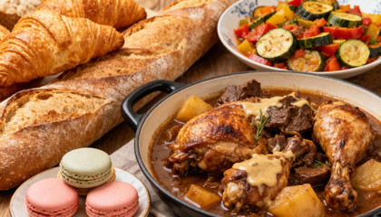 roast pork with potatoes