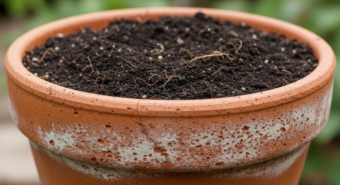 Flower Pot with Soil