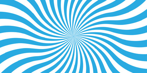 Abstract blue retro with sunburst pattern colorful design. Modern stipes line ray grunge design beam pattern texture. Funky ray elements themes Swirling pattern.