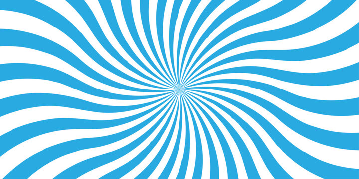 Abstract blue retro with sunburst pattern colorful design. Modern stipes line ray grunge design beam pattern texture. Funky ray elements themes Swirling pattern.