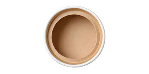 Empty oval ceramic planter with textured interior on black background