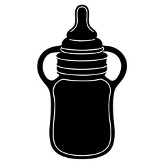 baby bottle vector