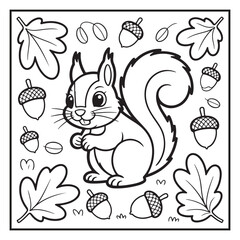 Autumn Coloring Pages – Fall Leaves, Pumpkins, Harvest and Seasonal Designs for Kids and Adults