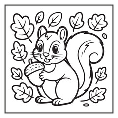Autumn Coloring Pages – Fall Leaves, Pumpkins, Harvest and Seasonal Designs for Kids and Adults