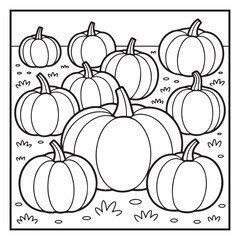 Autumn Coloring Pages | Fall Leaves, Pumpkins, Harvest & Seasonal Designs for Kids and Adults