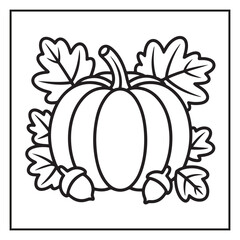 Autumn Coloring Pages | Fall Leaves, Pumpkins, Harvest & Seasonal Designs for Kids and Adults