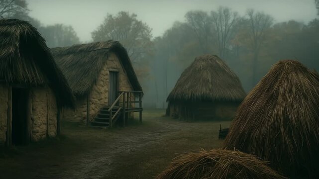Prehistoric Village &ndash; Dawn