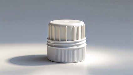 automatic toothpaste cap on a white background