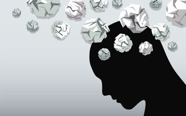 Crumpled Thoughts Weighing the Mind
