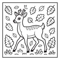 Autumn Coloring Pages | Cozy Fall Leaves, Pumpkins, Animals, Mandalas & Scenery | Bold Easy Outlines for Adults and Kids