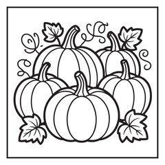 Autumn Coloring Pages | Cozy Fall Leaves, Pumpkins, Animals, Mandalas & Scenery | Bold Easy Outlines for Adults and Kids