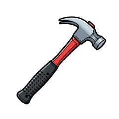 Illustration of a Claw Hammer Tool 1.